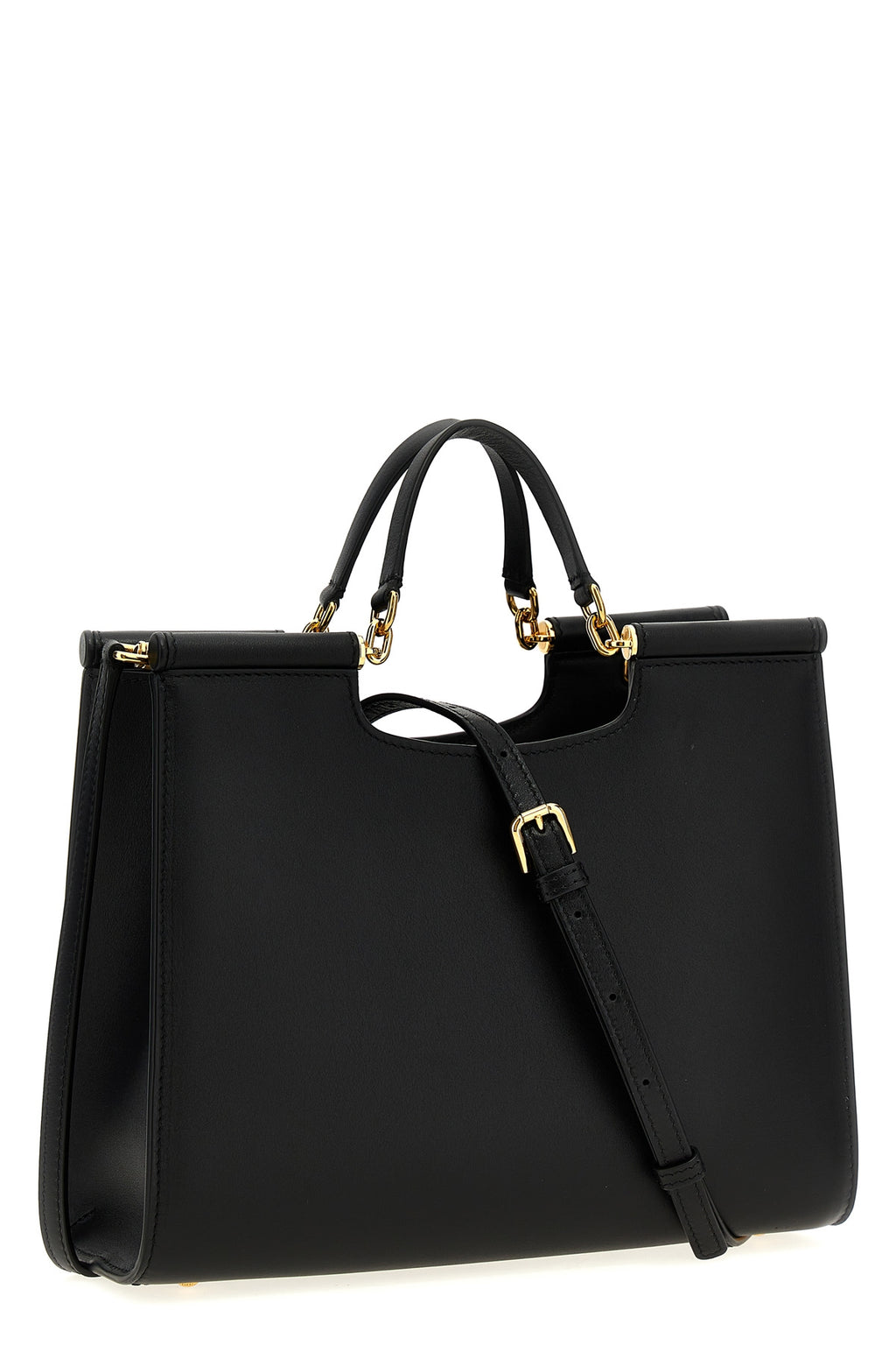DOLCE & GABBANA Small 'Sicily' shopping bag For Women 100% calfskin leather (Bos Taurus)