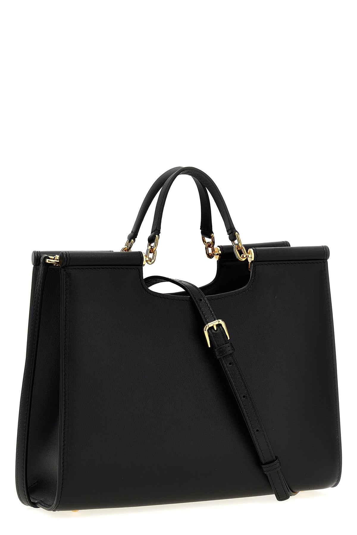 DOLCE & GABBANA Small 'Sicily' shopping bag For Women 100% calfskin leather (Bos Taurus)