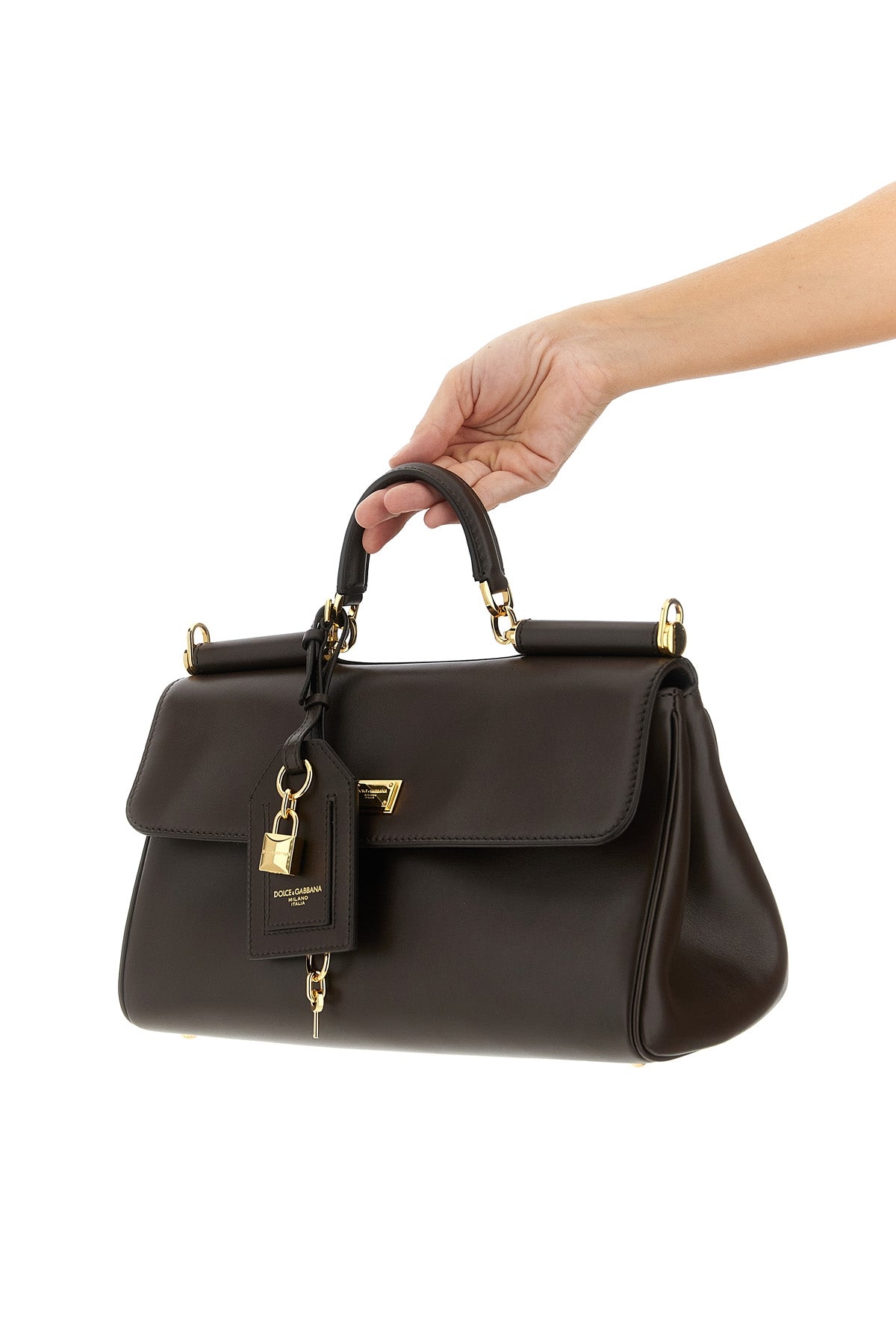 DOLCE & GABBANA 'My Sicily' handbag For Women 95% calf leather 5% pvc