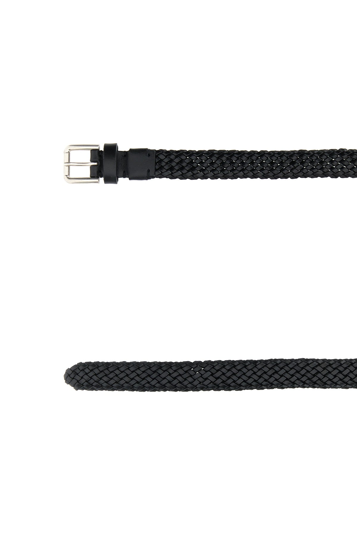 DOLCE & GABBANA BELT NO LOGO INTRECCIO For Men Exterior: 100% Leather