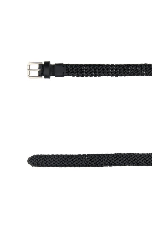 DOLCE & GABBANA BELT NO LOGO INTRECCIO For Men Exterior: 100% Leather