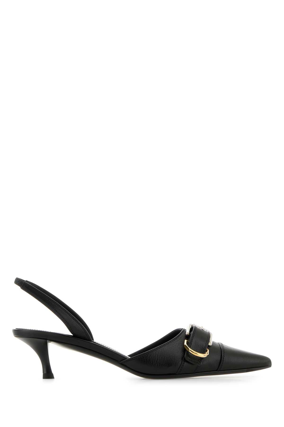 GIVENCHY VOYOU - SLINGBACK HEEL 45MM For Women Exterior: 100% Bovine leather Interior: 100% Leather Sole: Leather