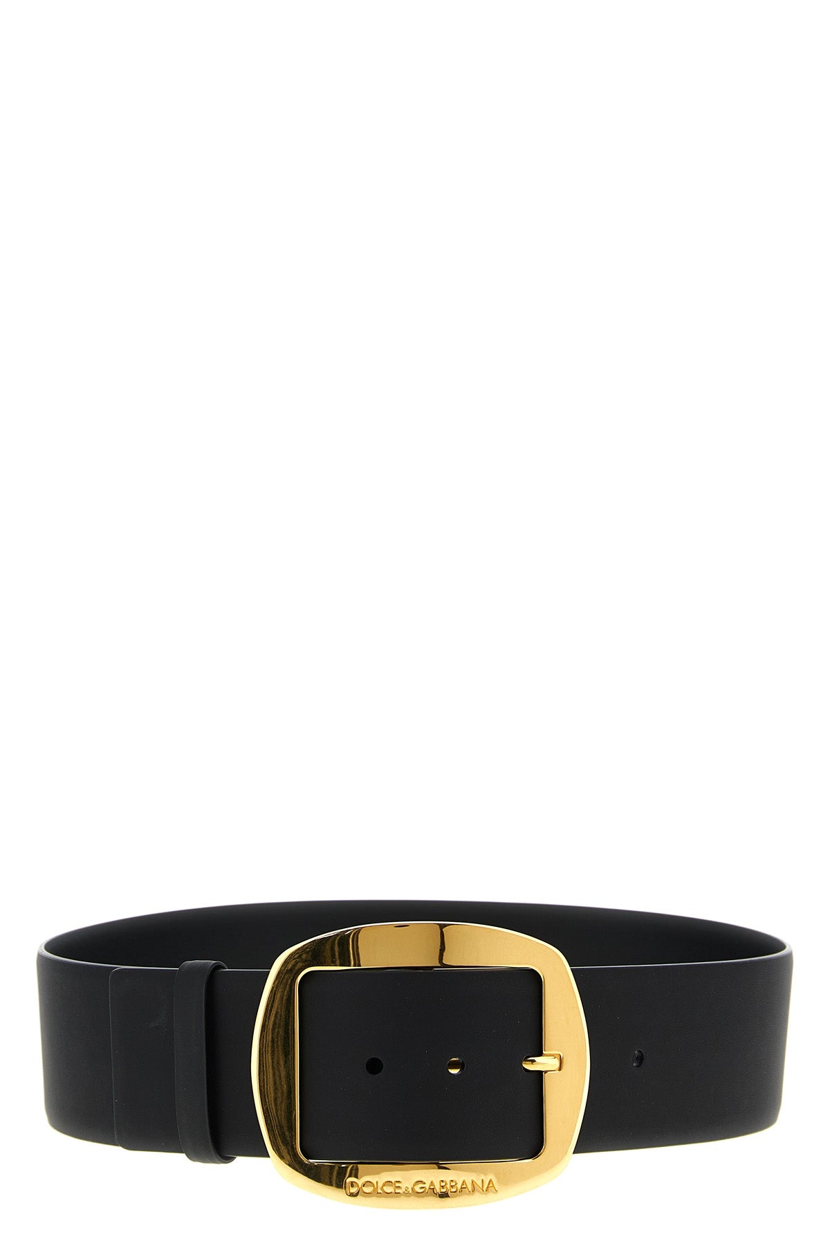 DOLCE & GABBANA Maxi buckle belt For Women 100% calfskin leather (Bos Taurus)