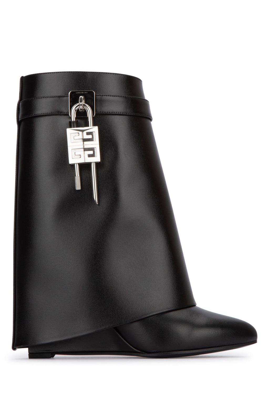 GIVENCHY SHARK LOCK PANT ANKLE BOOTS 90 For Women 100 % CALF LEATHER
