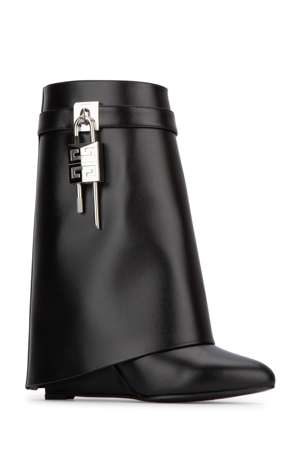GIVENCHY SHARK LOCK PANT ANKLE BOOTS 90 For Women 100 % CALF LEATHER