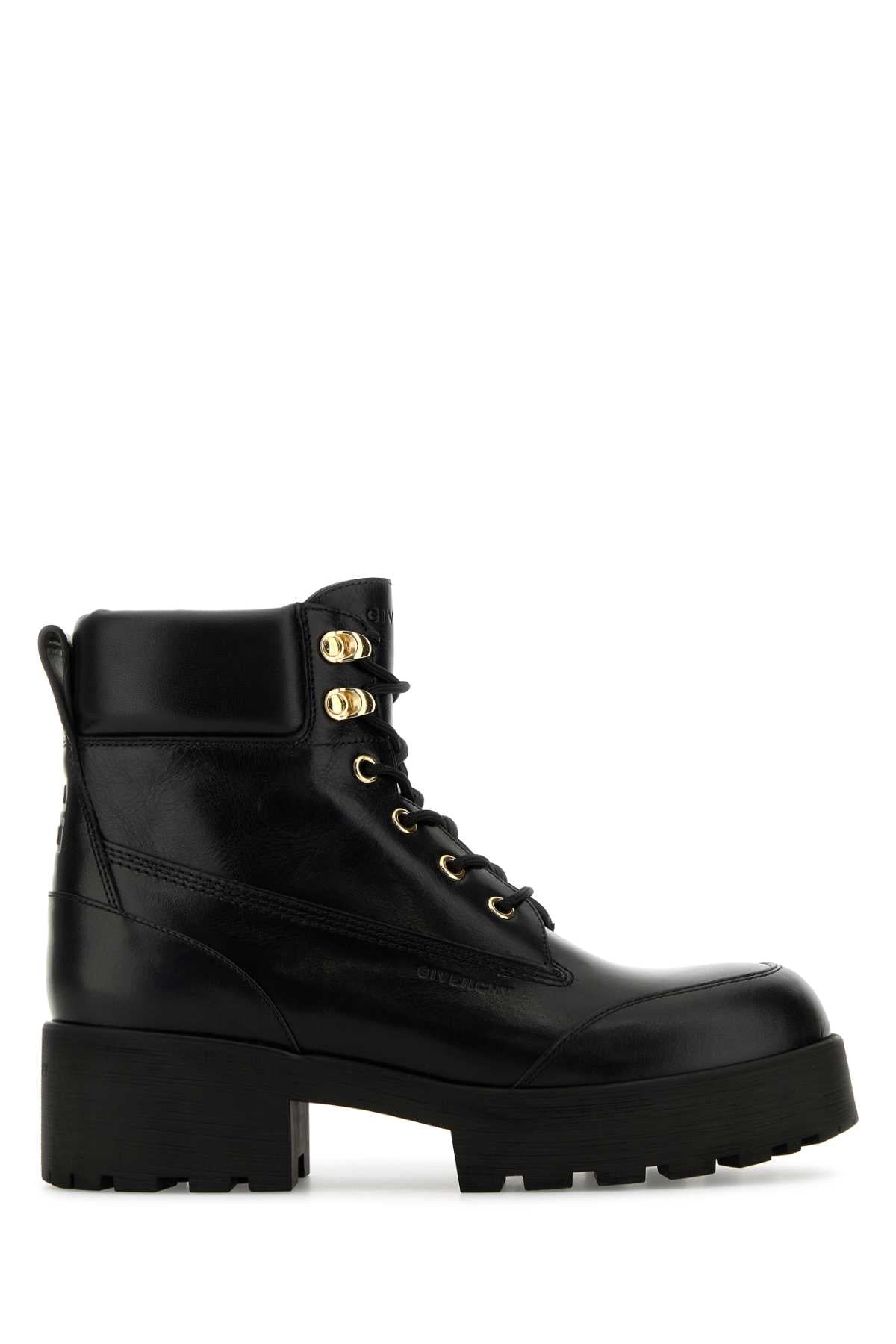 GIVENCHY TREKKER ANKLE BOOTS For Women Exterior: 100% Leather Interior: 100% Leather Sole: Rubber