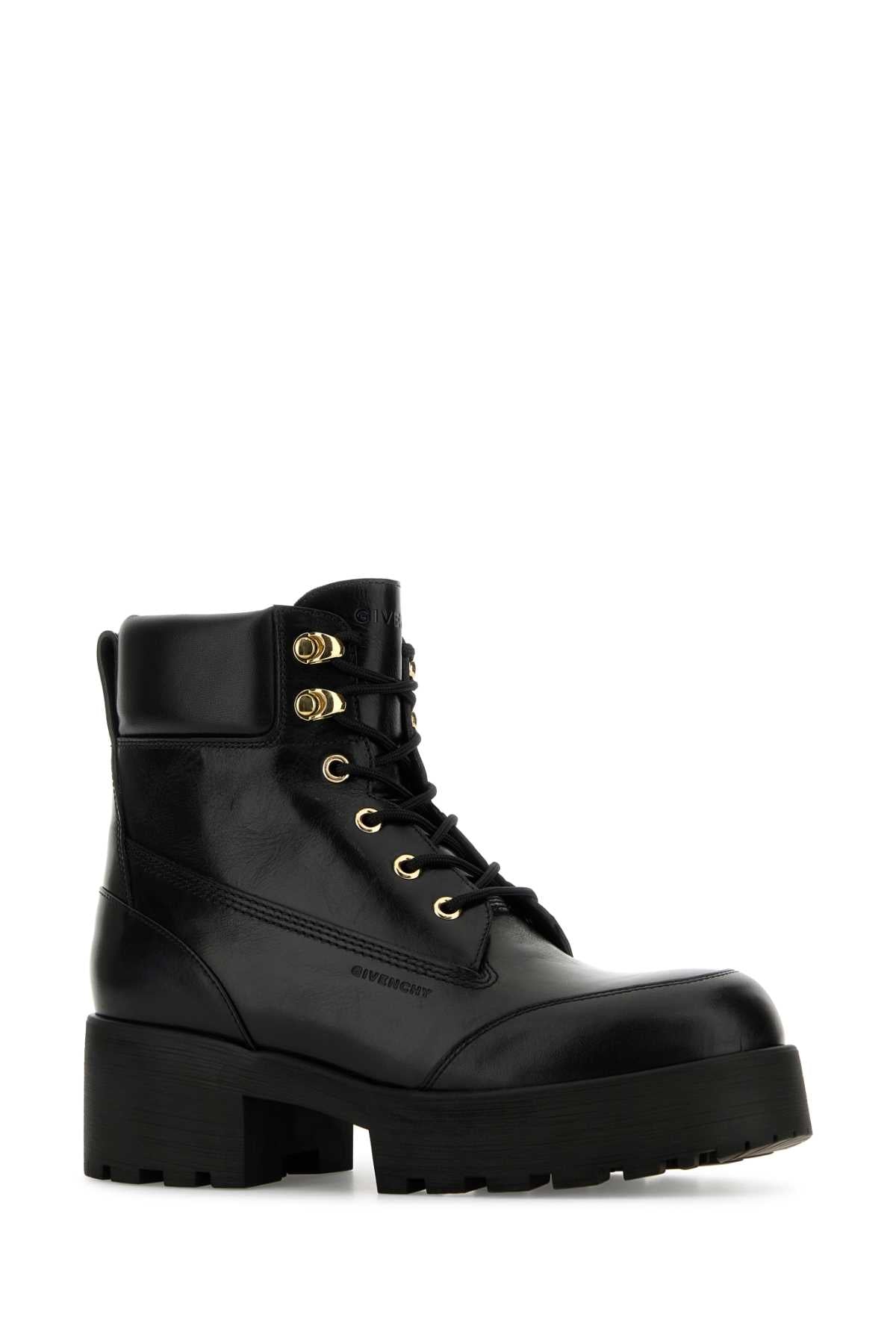 GIVENCHY TREKKER ANKLE BOOTS For Women Exterior: 100% Leather Interior: 100% Leather Sole: Rubber