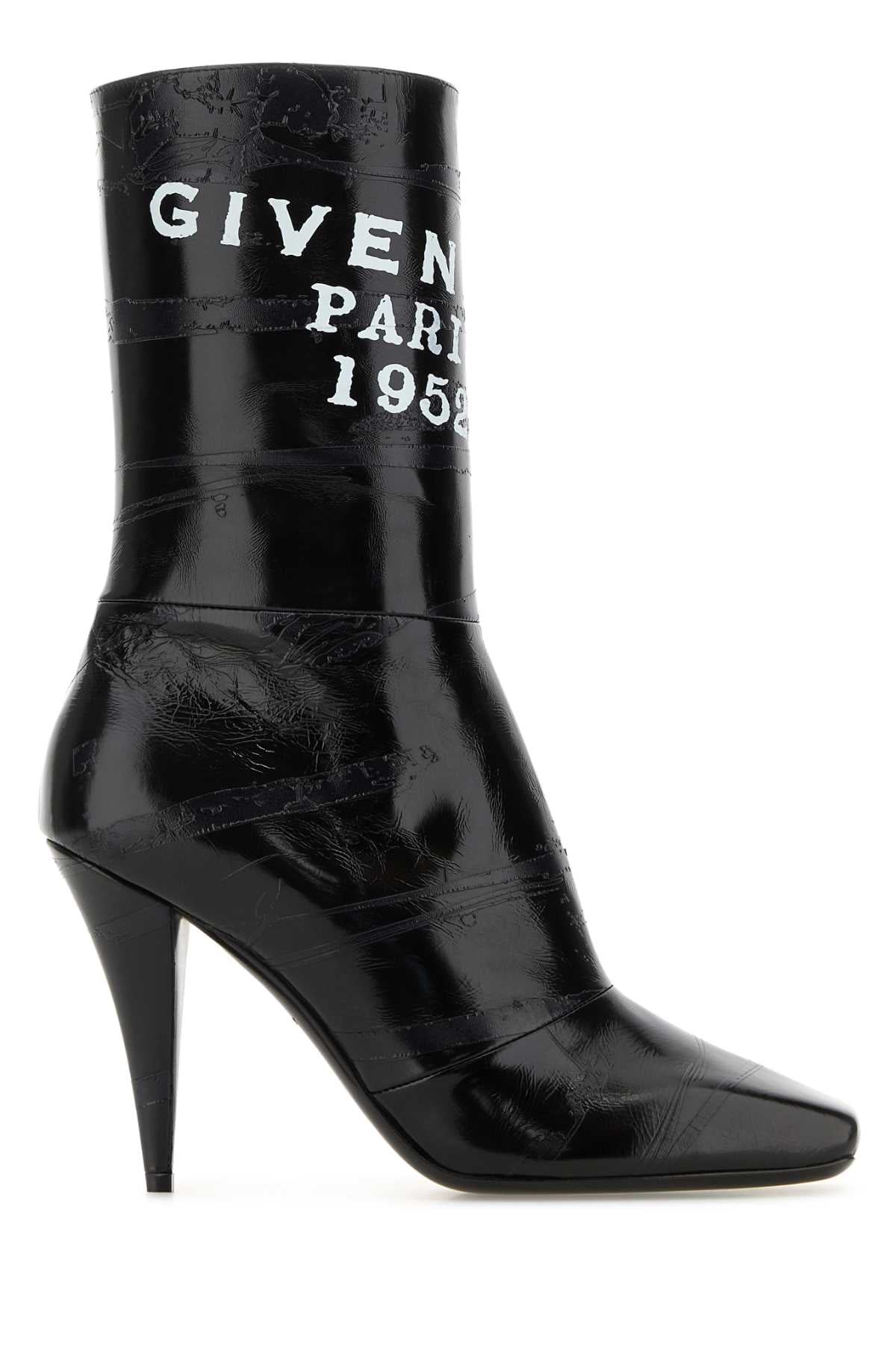 GIVENCHY HEEL ANKLE BOOTS 95 MM For Women Exterior: 100% Calf Interior: 100% Leather Sole: Leather