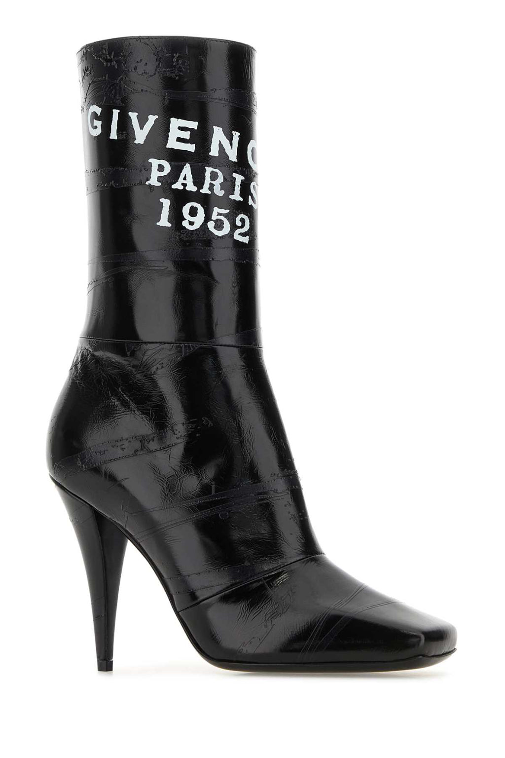 GIVENCHY HEEL ANKLE BOOTS 95 MM For Women Exterior: 100% Calf Interior: 100% Leather Sole: Leather