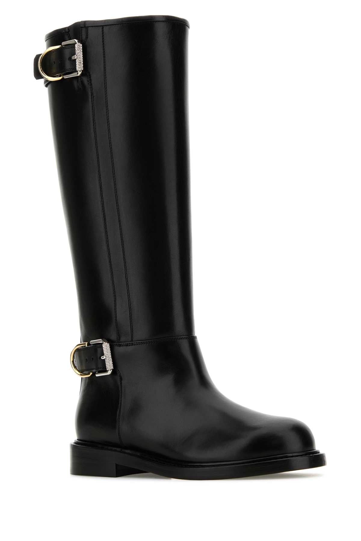 GIVENCHY VOYOU FLAT BOOT For Women Exterior: 100% Calf Interior: 100% Bovine leather Sole: Rubber