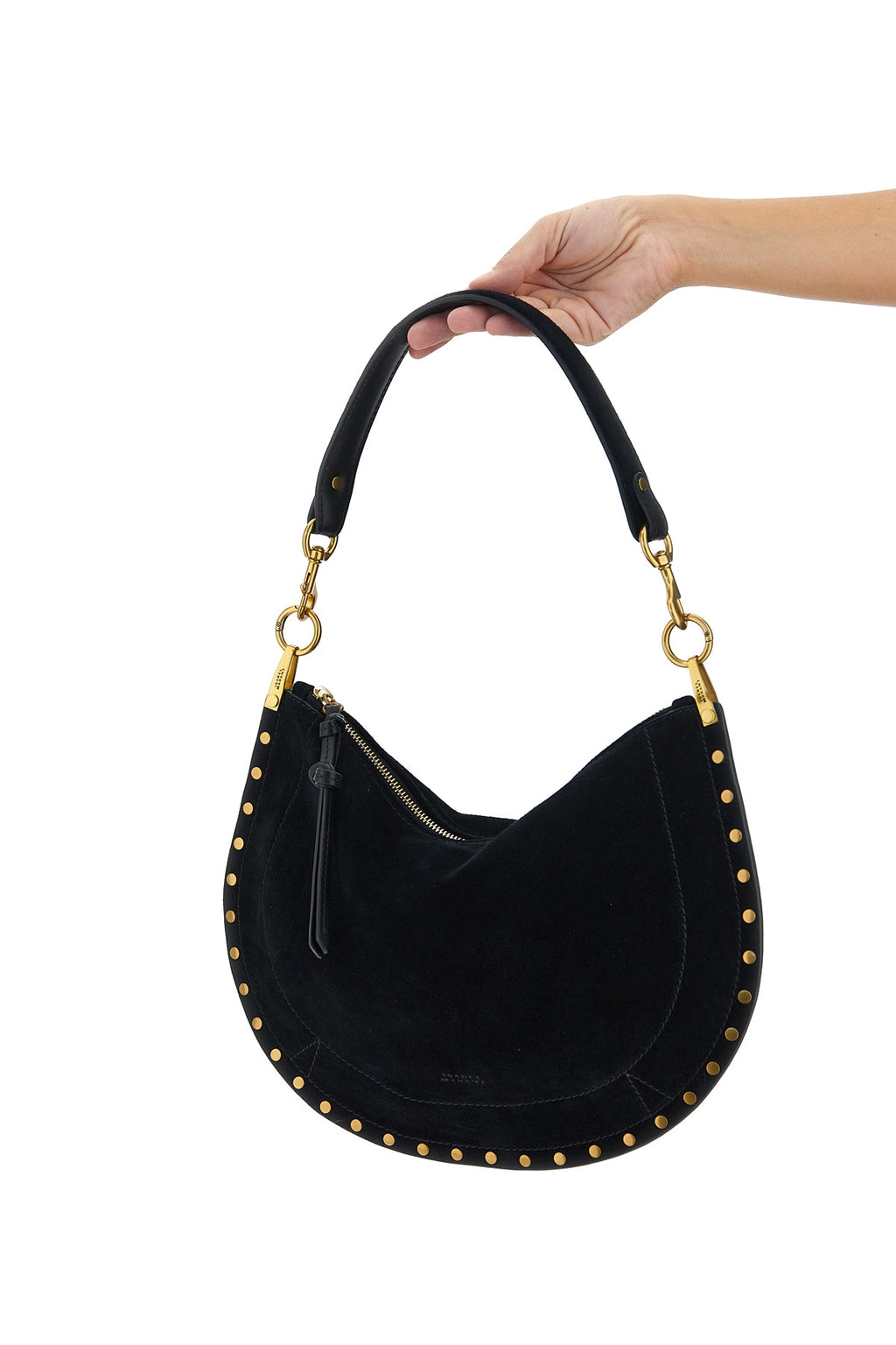 ISABEL MARANT 'Oskan Soft Zip' handbag For Women 100% calfskin leather (Bos Taurus)
