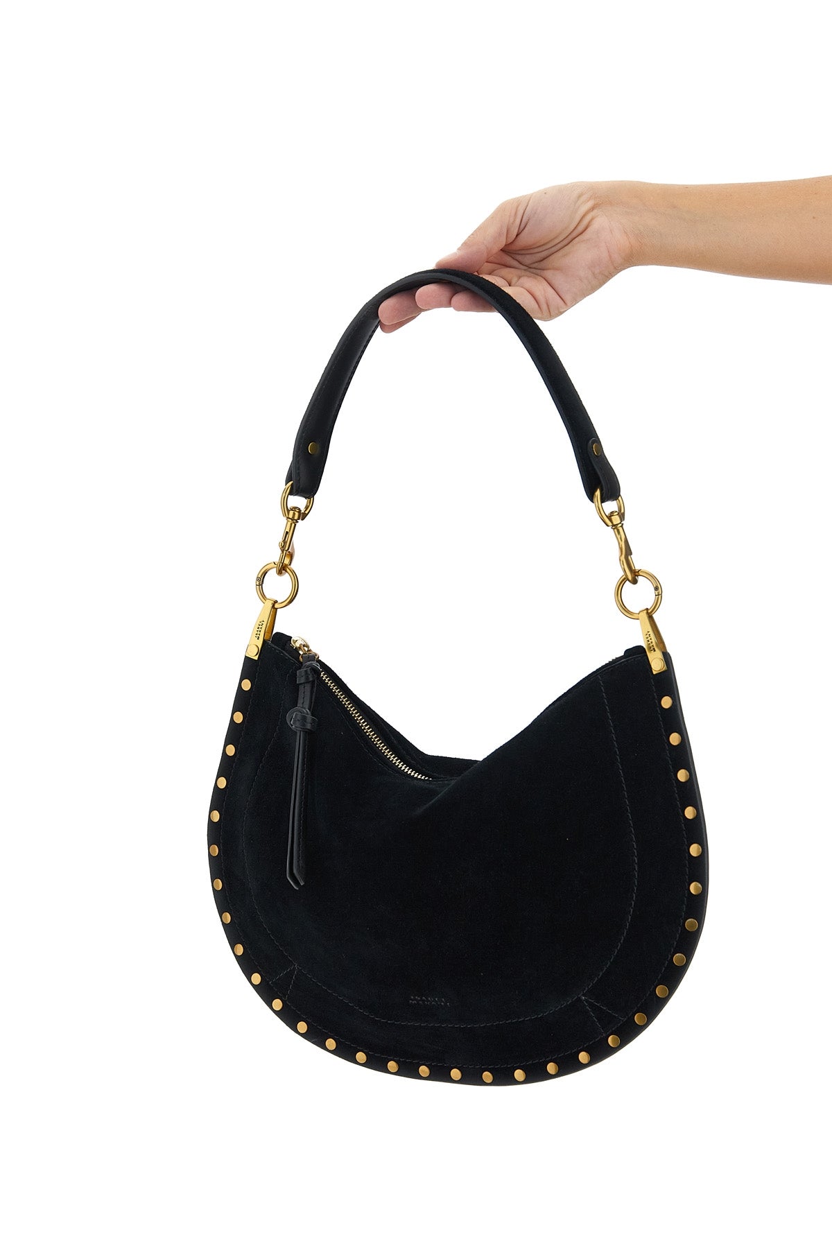 ISABEL MARANT 'Oskan Soft Zip' handbag For Women 100% calfskin leather (Bos Taurus)