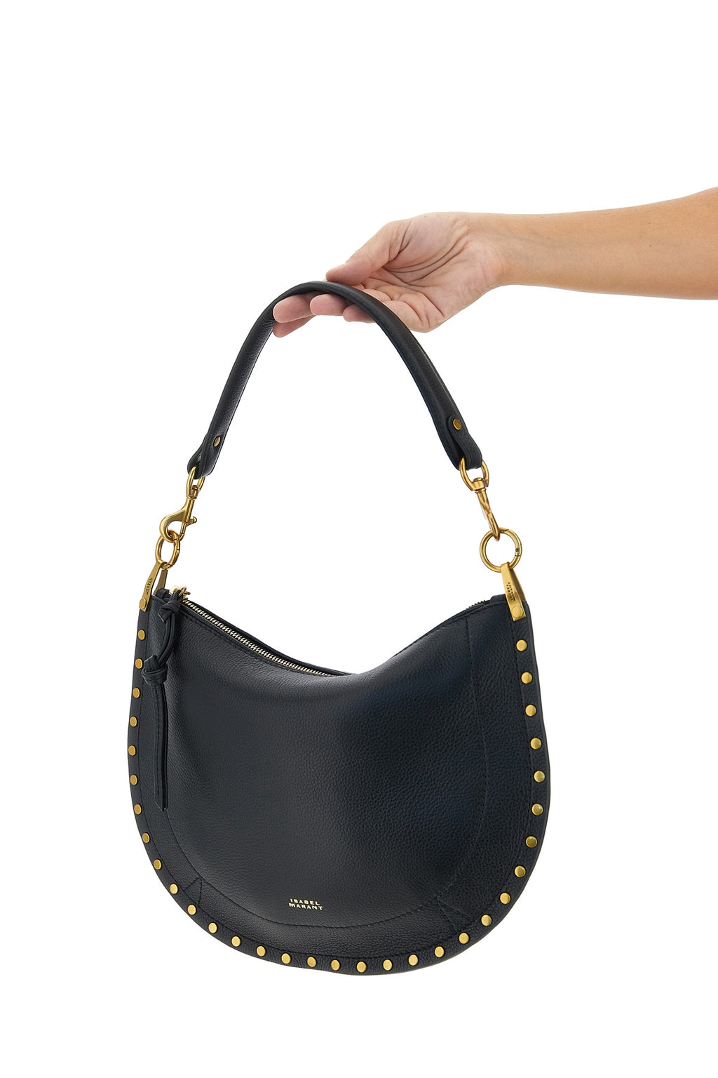 ISABEL MARANT 'Oskan Soft Zip' handbag For Women 100% cow leather (bos taurus)