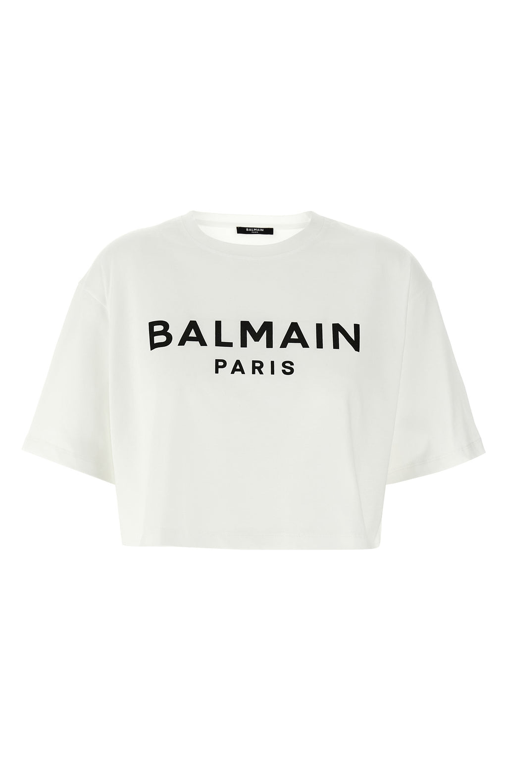 balmain Logo crop T-shirt