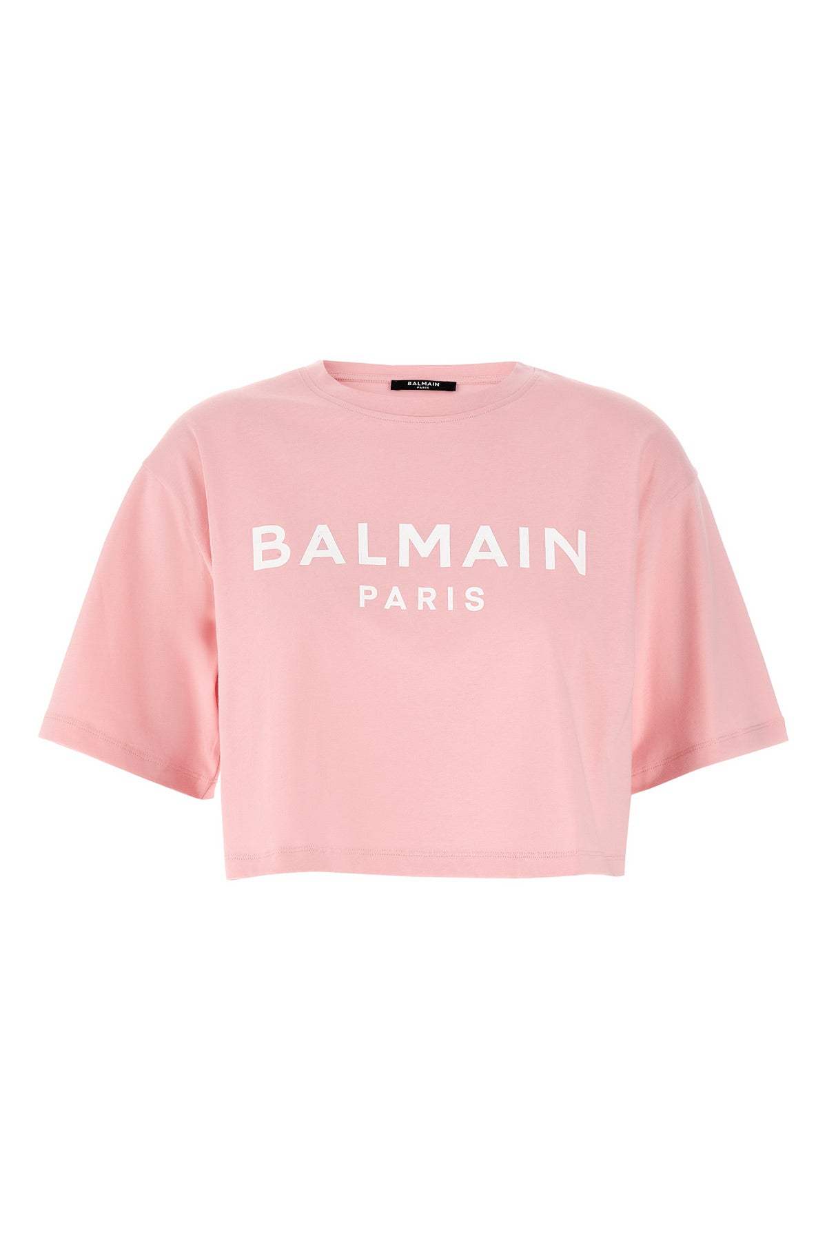 balmain Logo crop T-shirt