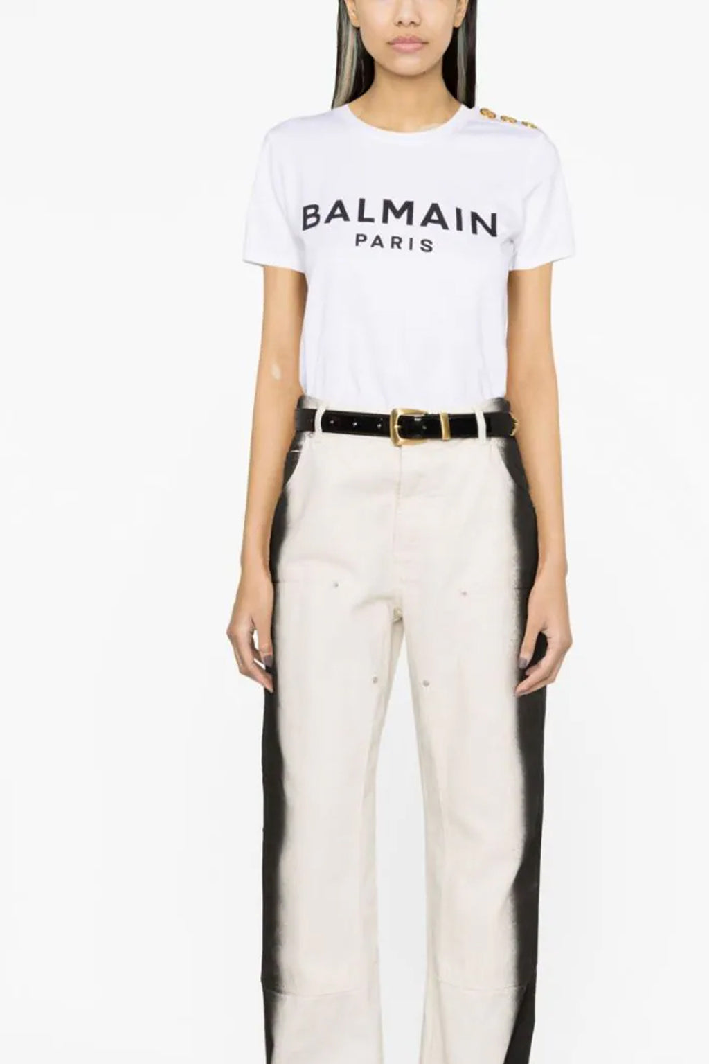 balmain Logo print T-shirt