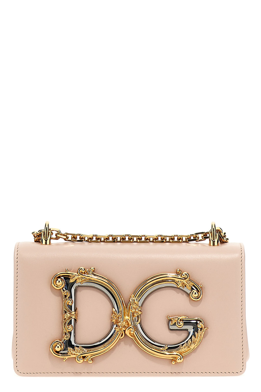 DOLCE & GABBANA 'DG Girl' mini crossbody bag For Women 100% lamb leather (Ovis Aries)