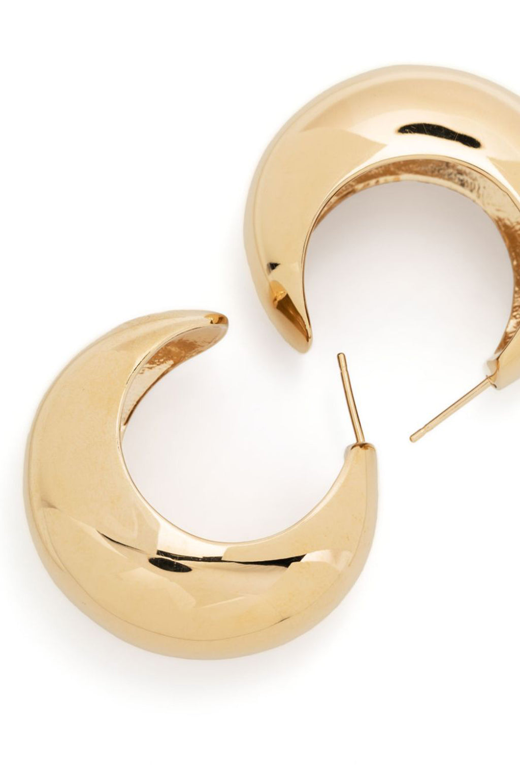 ISABEL MARANT 'Shiny Crescent' earrings For Women 100% laiton