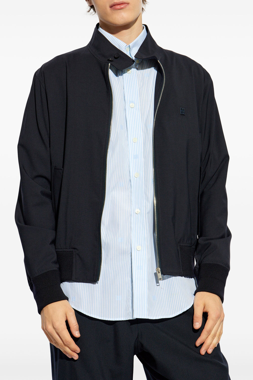 GIVENCHY 'Harrington' jacket For Men 4% elastane 58% wool 38% polyamide