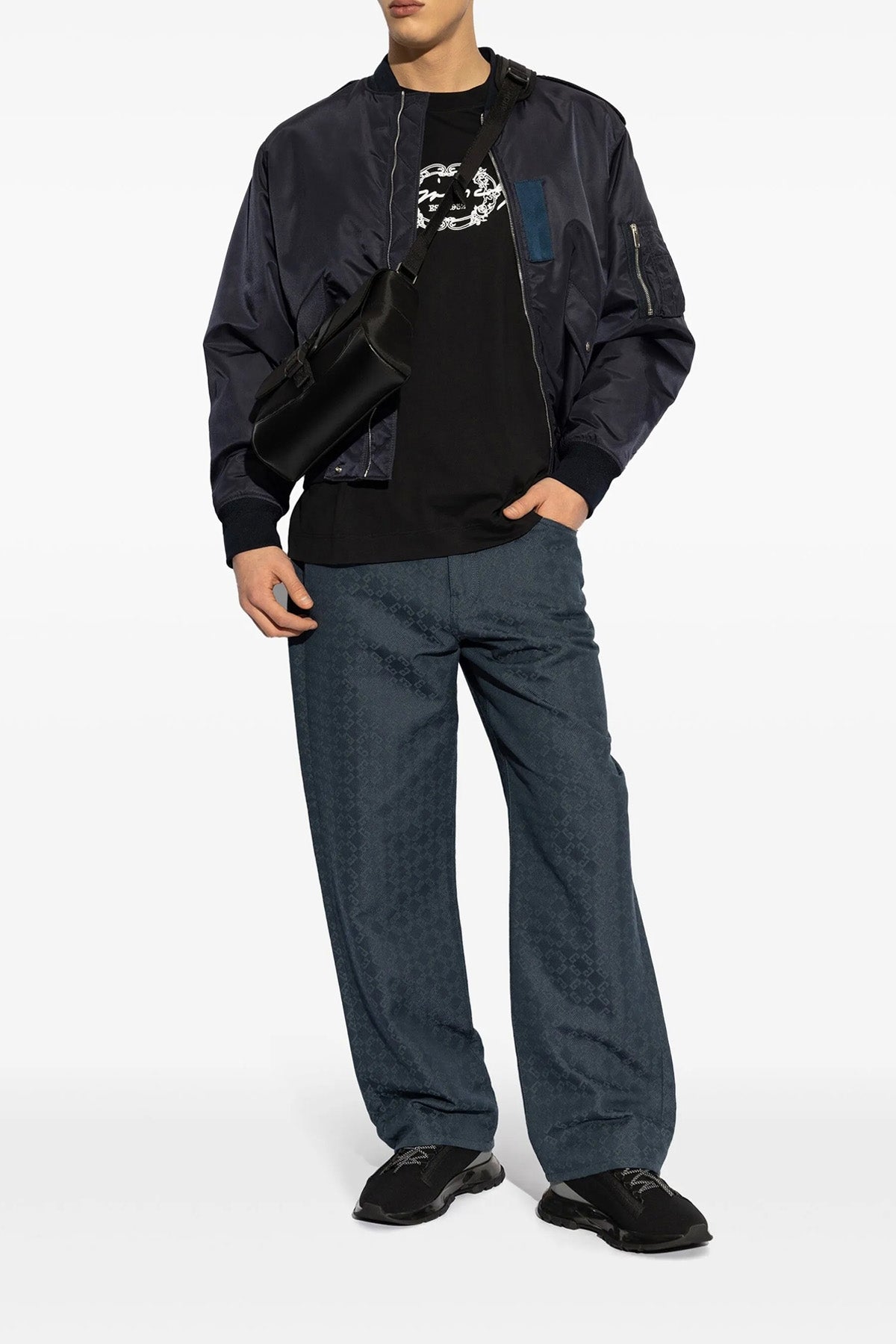 GIVENCHY 'Marine' bomber jacket For Men 100% polyamide