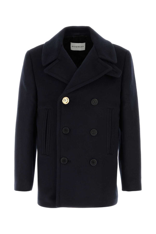 GIVENCHY BIG LAPEL CABAN For Men Exterior: 100% Wool Lining: 100% Viscose