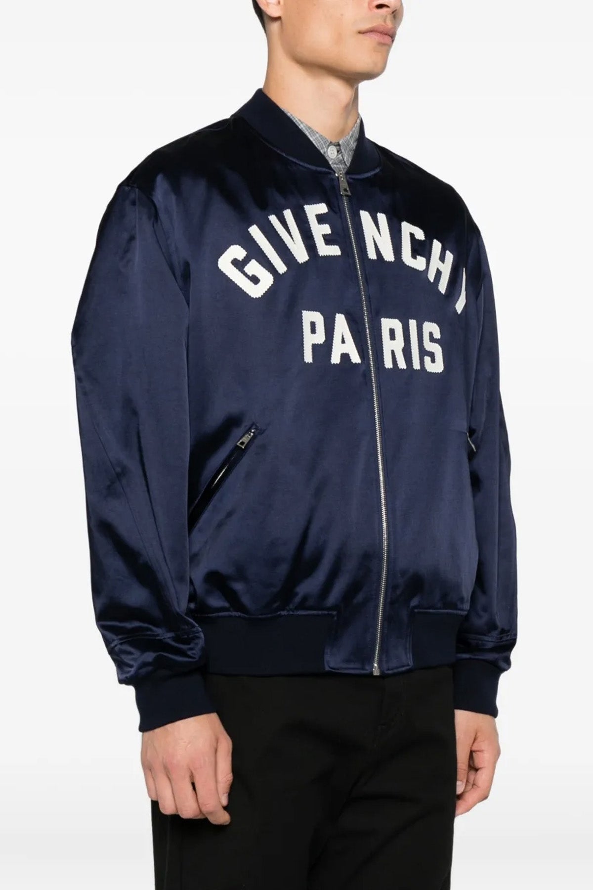 GIVENCHY Logo bomber jacket For Men 53% cotton, 47% acetate