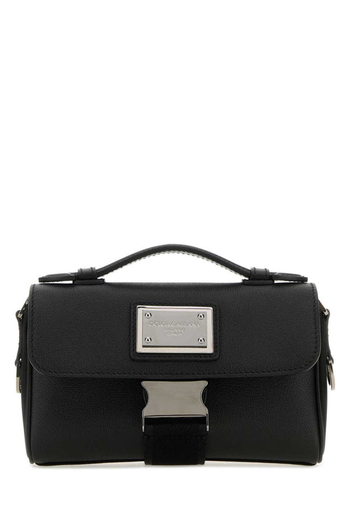 DOLCE & GABBANA BORSA For Men Exterior: 100% Lather 100% Fabric Lining: 100% Fabric Finishing: Silver metal