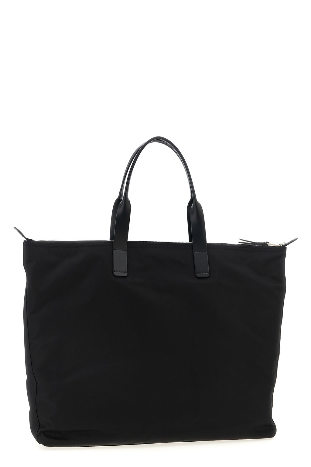DOLCE & GABBANA Big logo patch shopping bag For Men 78% POLYAMIDE 08% ACRYLIC 14% CALF