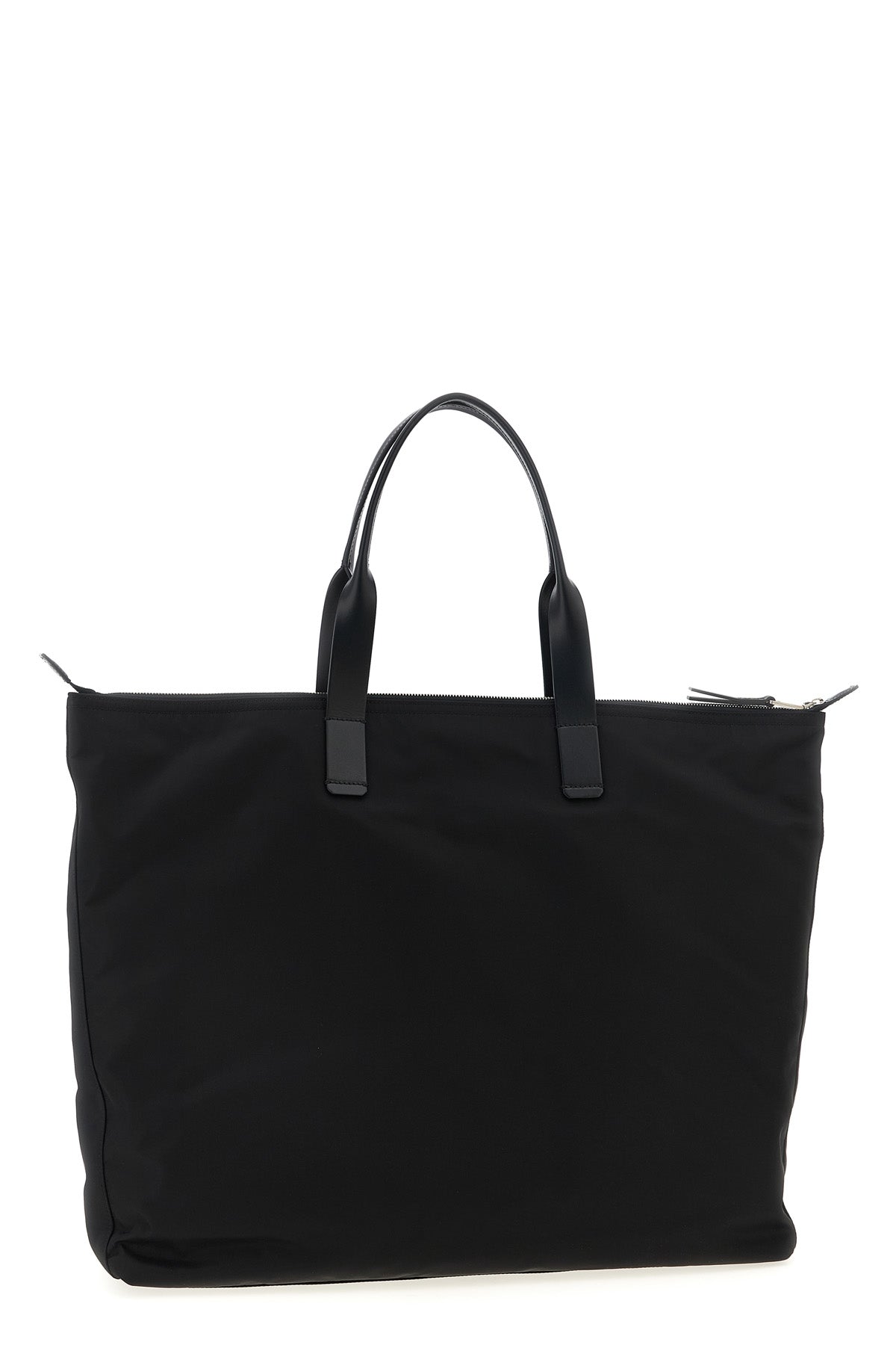 DOLCE & GABBANA Big logo patch shopping bag For Men 78% POLYAMIDE 08% ACRYLIC 14% CALF
