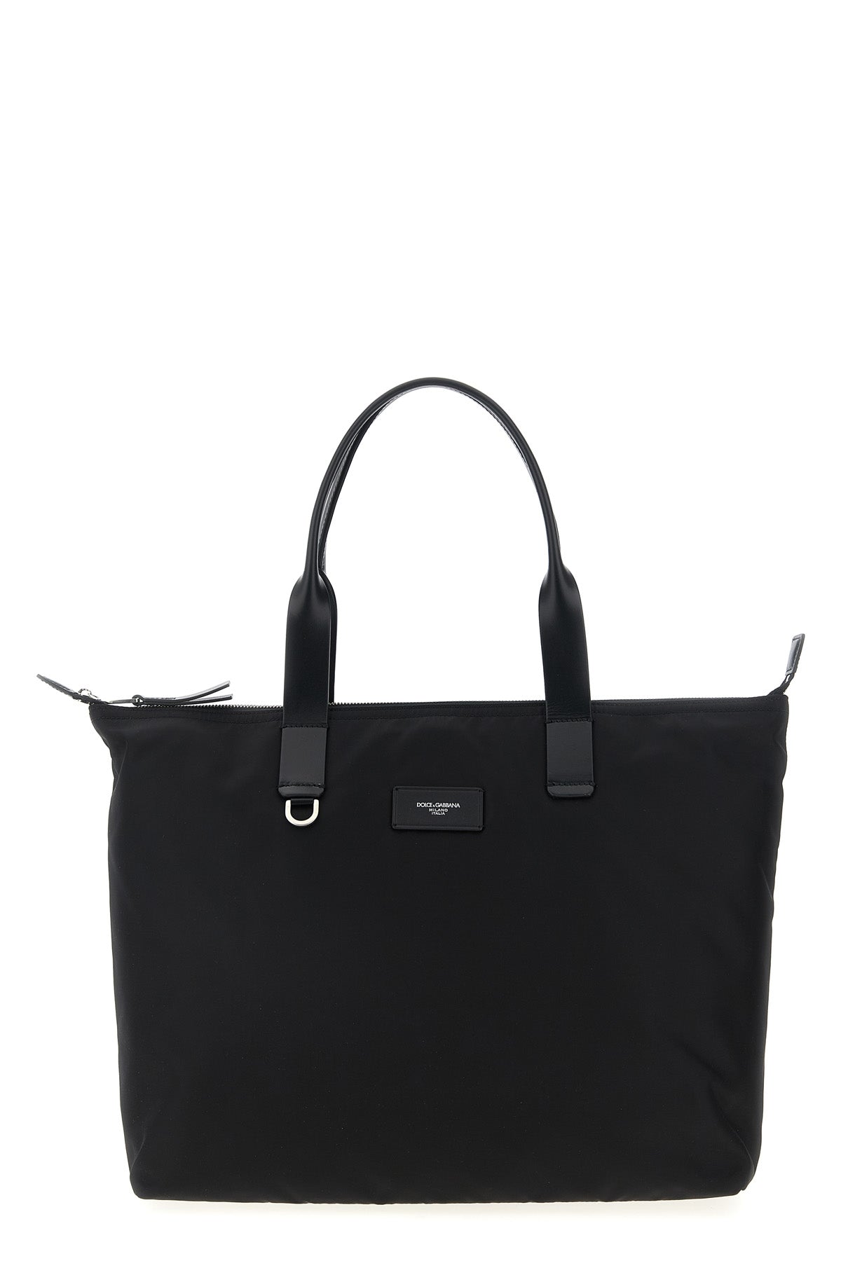 DOLCE & GABBANA Media logo patch shopping bag For Men 78% polyamide 14% lh 8% acrylic