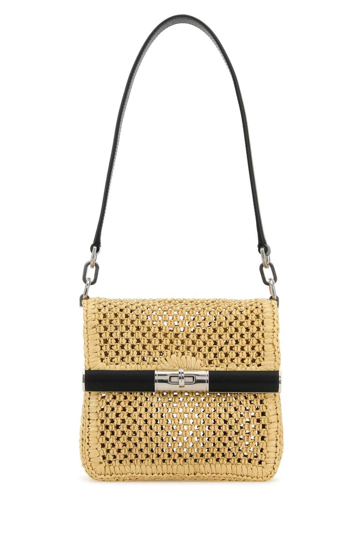 DOLCE & GABBANA BORSE A TRACOLLA For Men Exterior: 100% Raffia Finishing: Silver metal