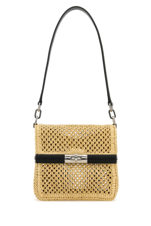 DOLCE & GABBANA BORSE A TRACOLLA For Men Exterior: 100% Raffia Finishing: Silver metal