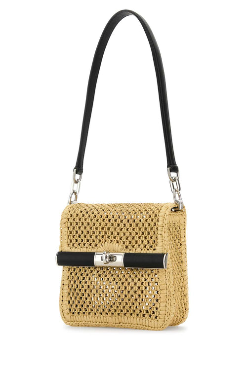 DOLCE & GABBANA BORSE A TRACOLLA For Men Exterior: 100% Raffia Finishing: Silver metal