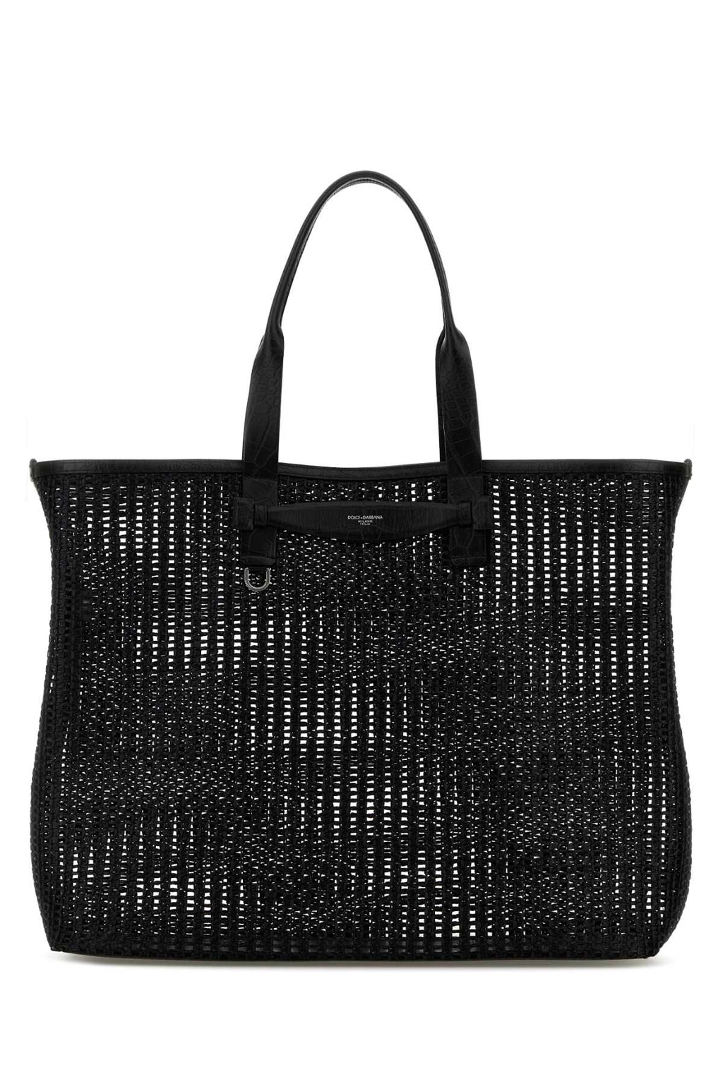 DOLCE & GABBANA SHOPPING INTRECCIO For Men Exterior: 100% Fabric Finishing: Silver metal