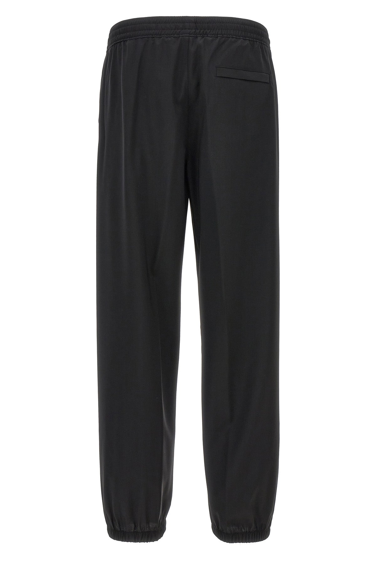 GIVENCHY Logo placcetta pants For Men 100% virgin wool