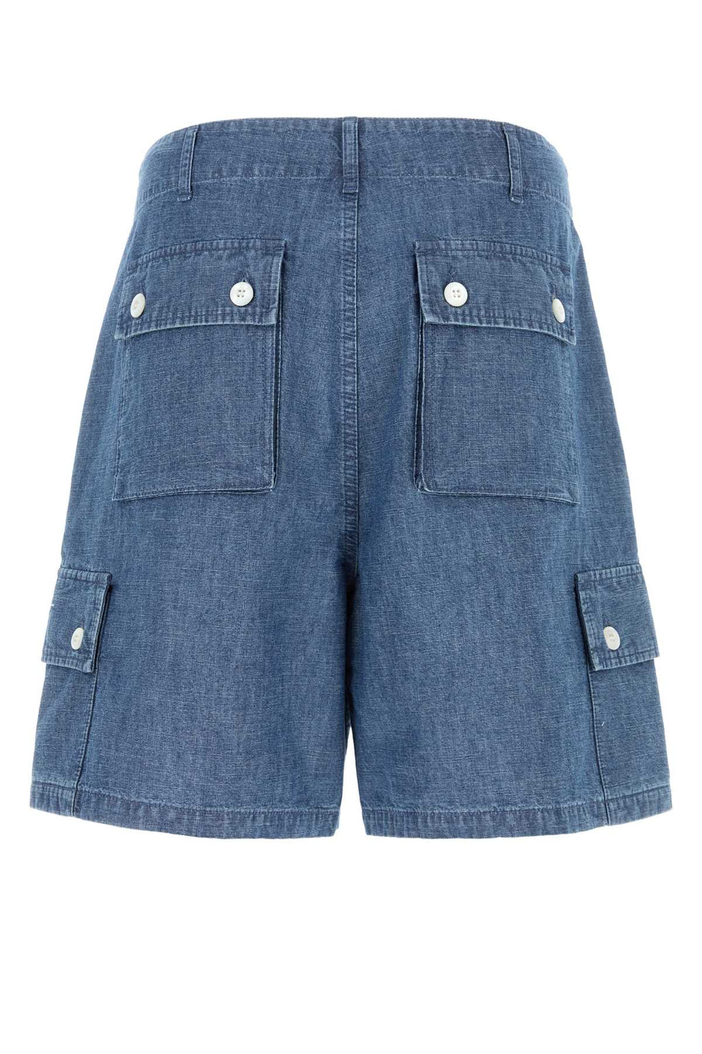 GIVENCHY CHAMBRAY CARGO SHORTS