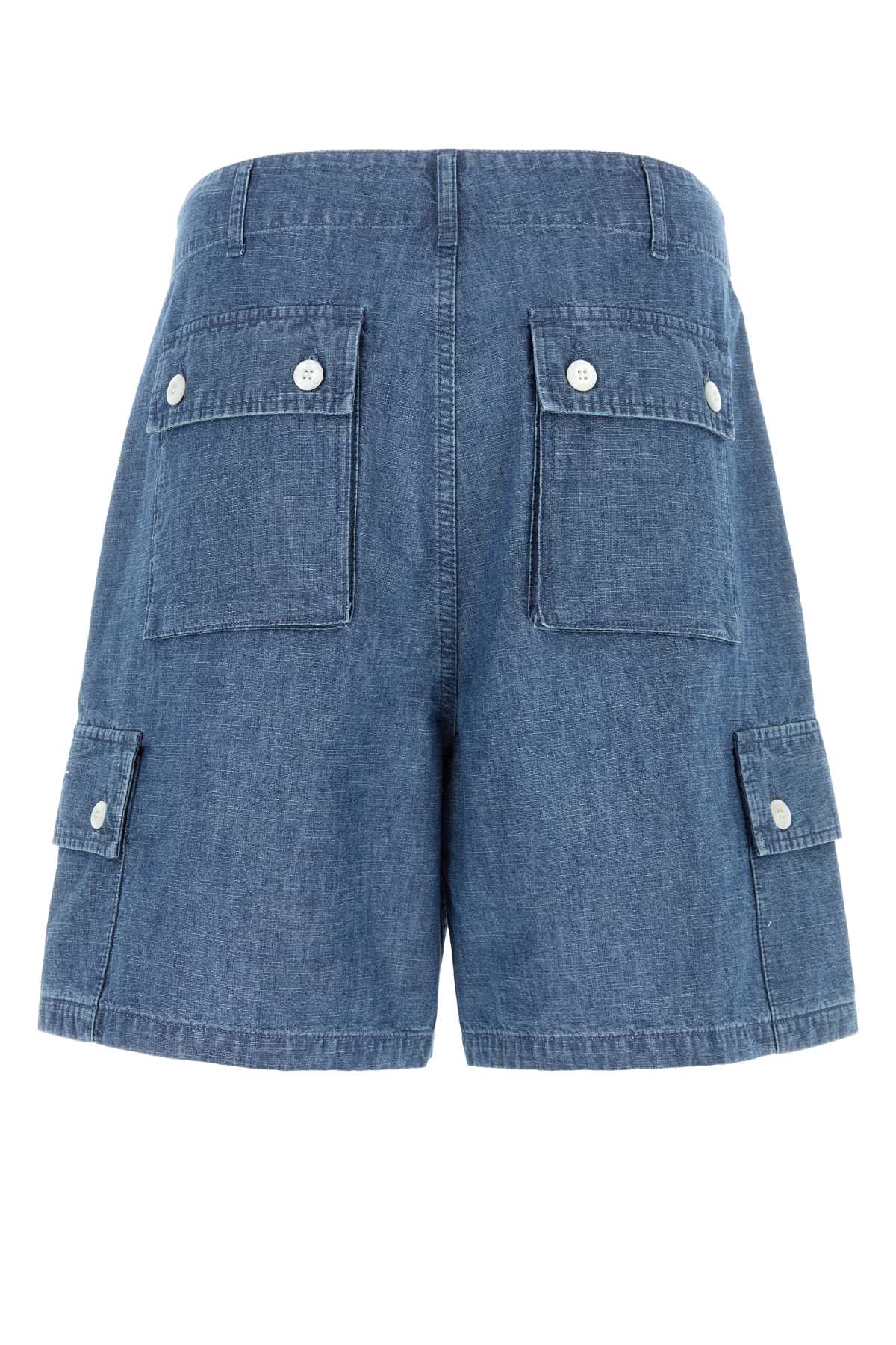 GIVENCHY CHAMBRAY CARGO SHORTS