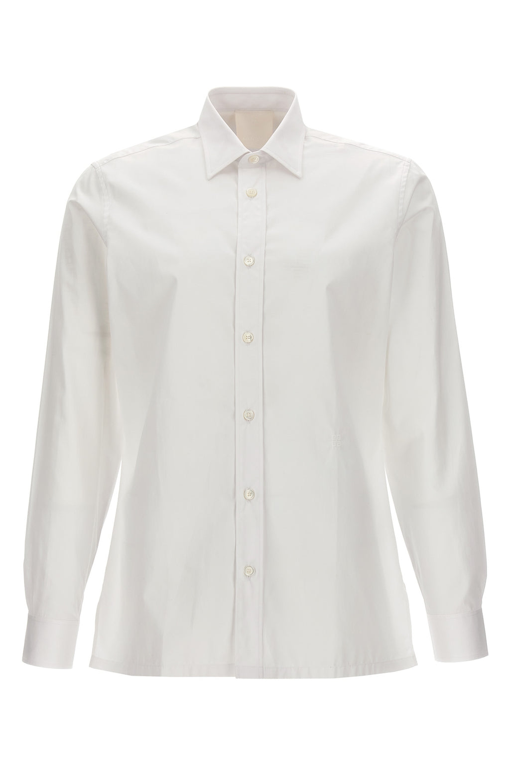 GIVENCHY Logo embroidery shirt For Men 100% cotton