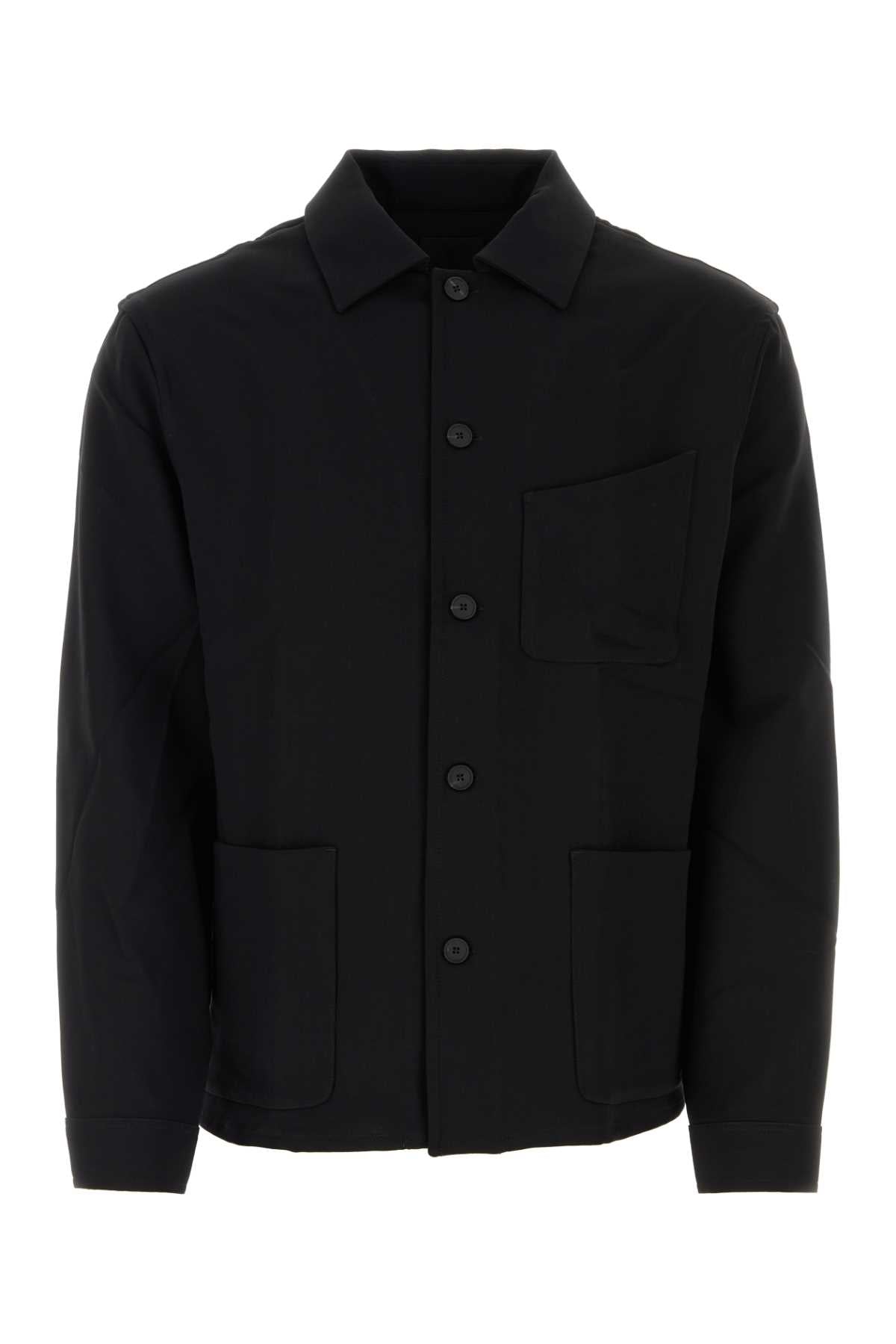GIVENCHY OVERSHIRT For Men Exterior: 99% Wool 1% Nylon