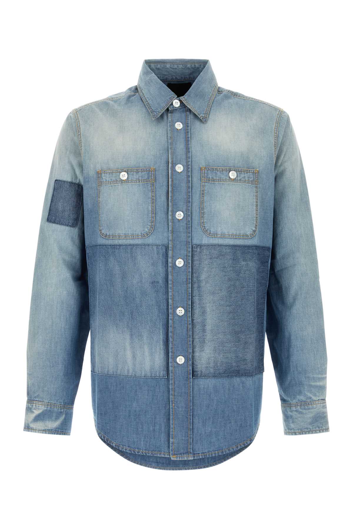 GIVENCHY RIP REPAIR SHIRT For Men Exterior: 100% Cotton