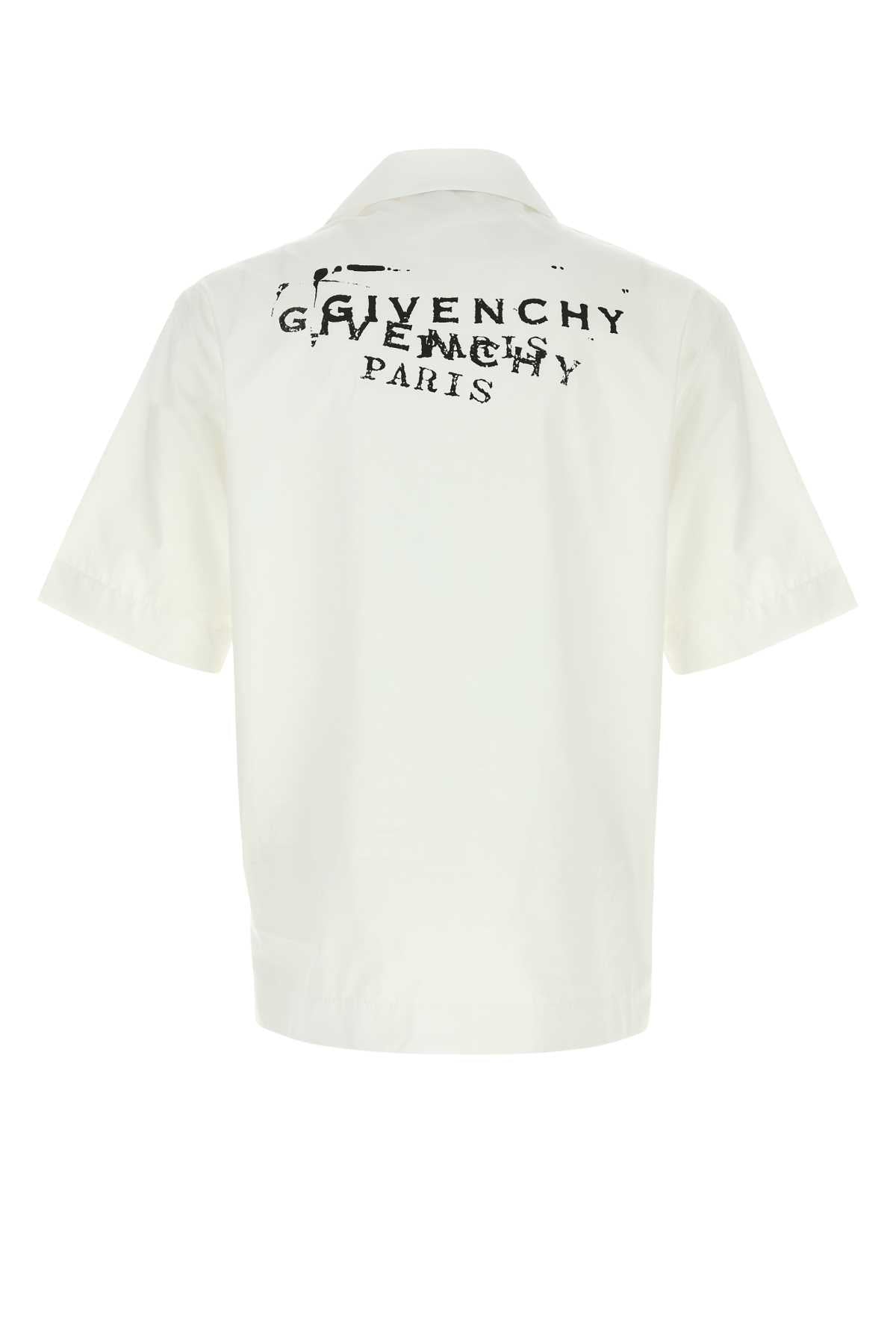 GIVENCHY BOWLING SHIRT WITHOUT YOKE FOR PRINT For Men Exterior: 100% Cotton