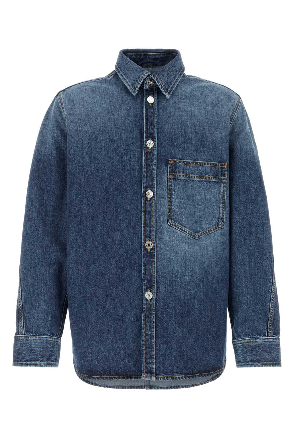 GIVENCHY OVERSHIRT WITH COLLAR STAND For Men Exterior: 100% Cotton