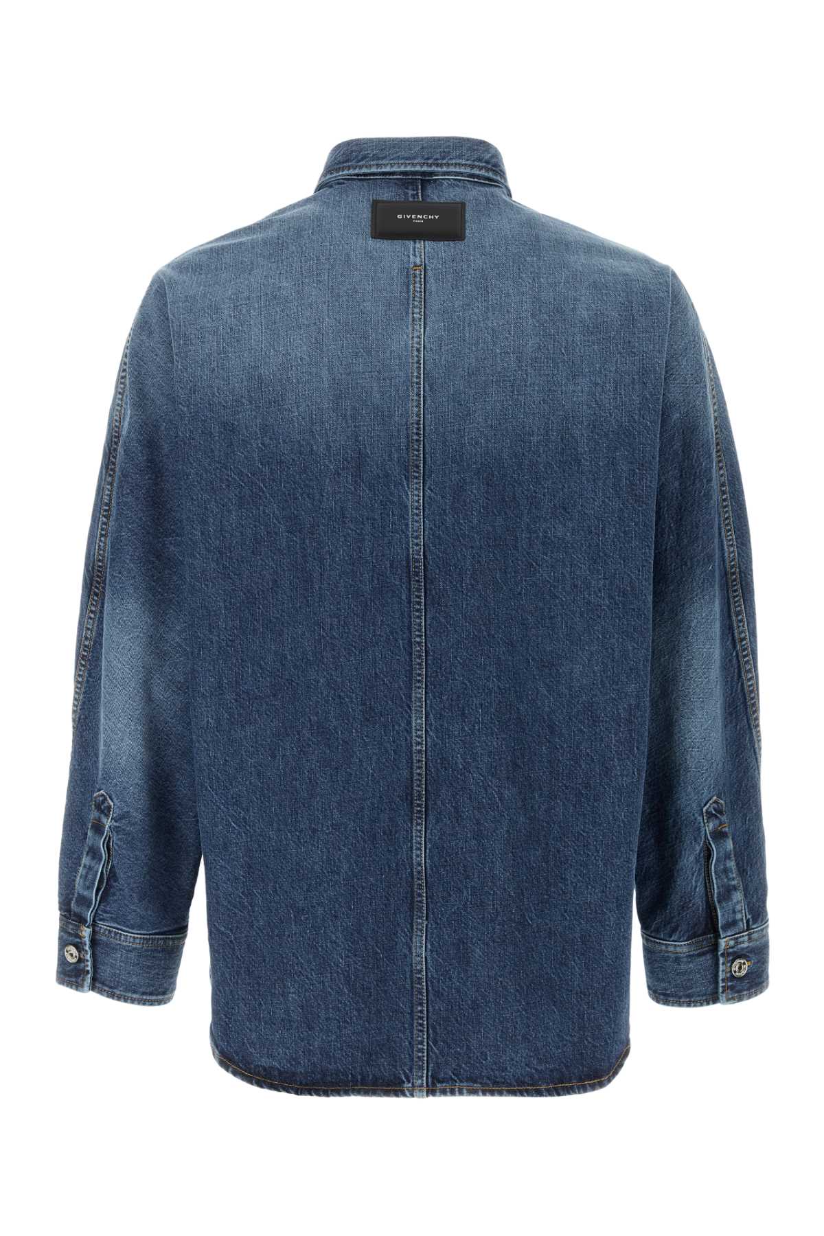 GIVENCHY OVERSHIRT WITH COLLAR STAND For Men Exterior: 100% Cotton