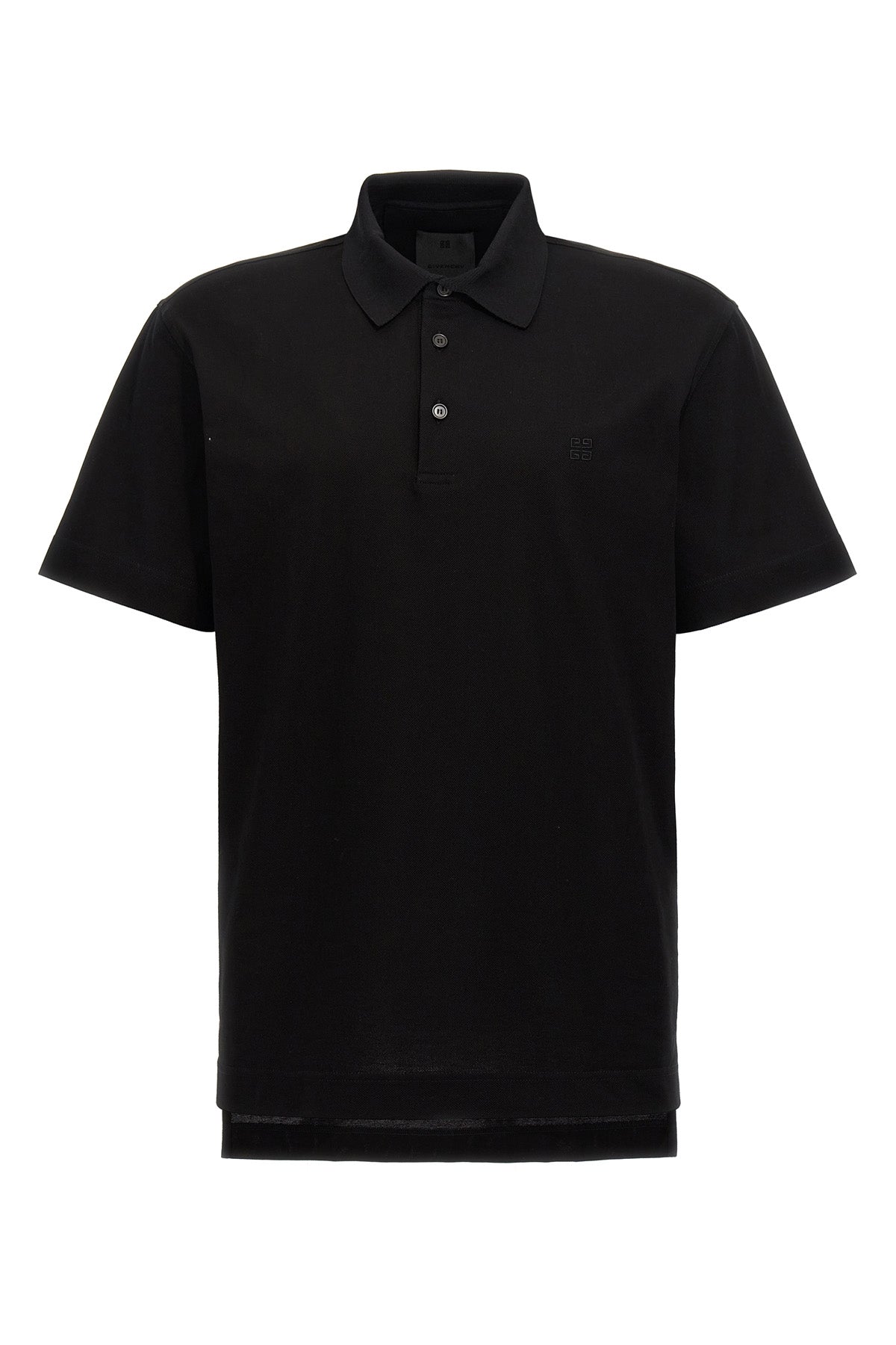 GIVENCHY Logo embroidery polo shirt For Men 100% cotton