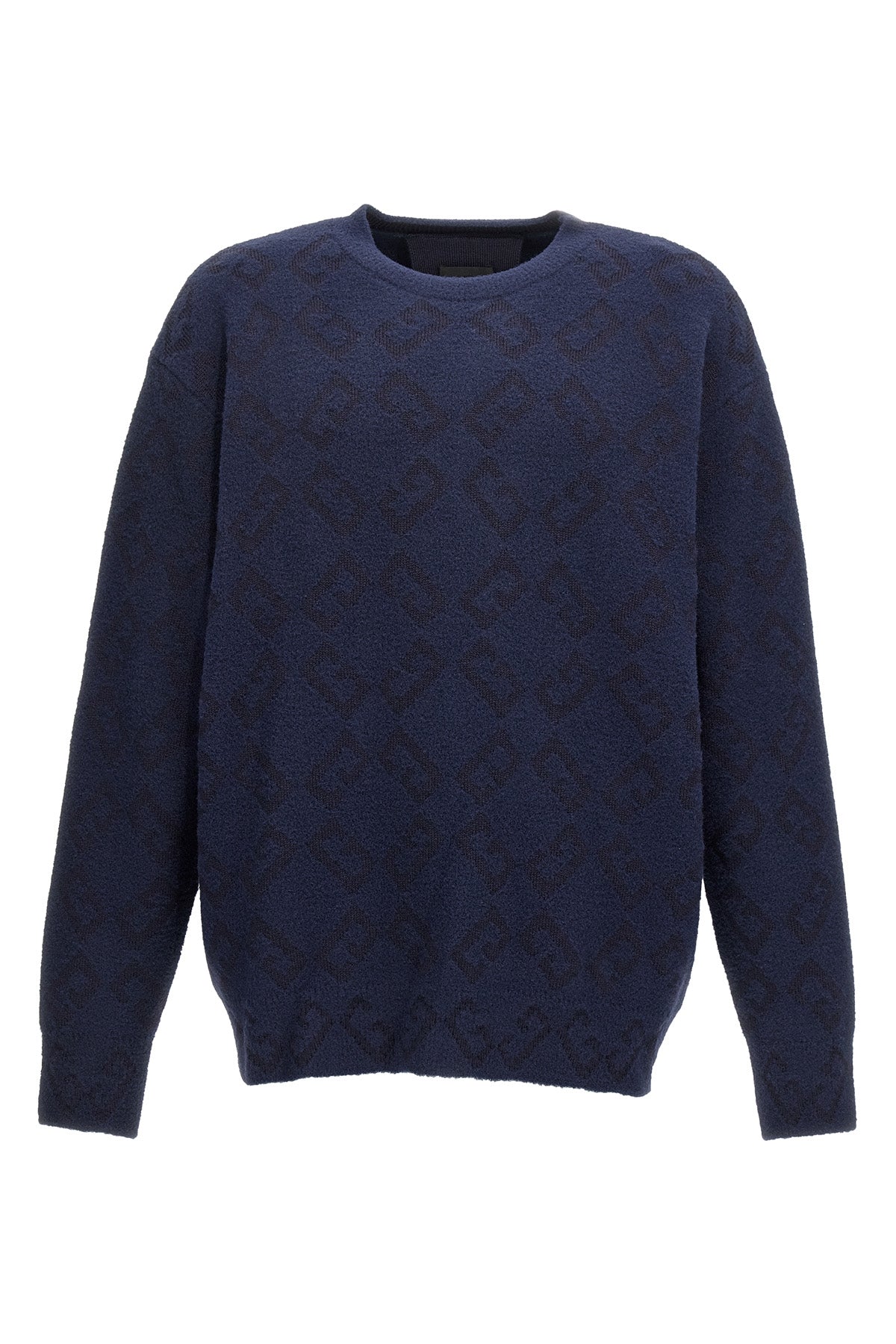 GIVENCHY Logo embroidery sweater For Men 60% wool, 40% polyamide