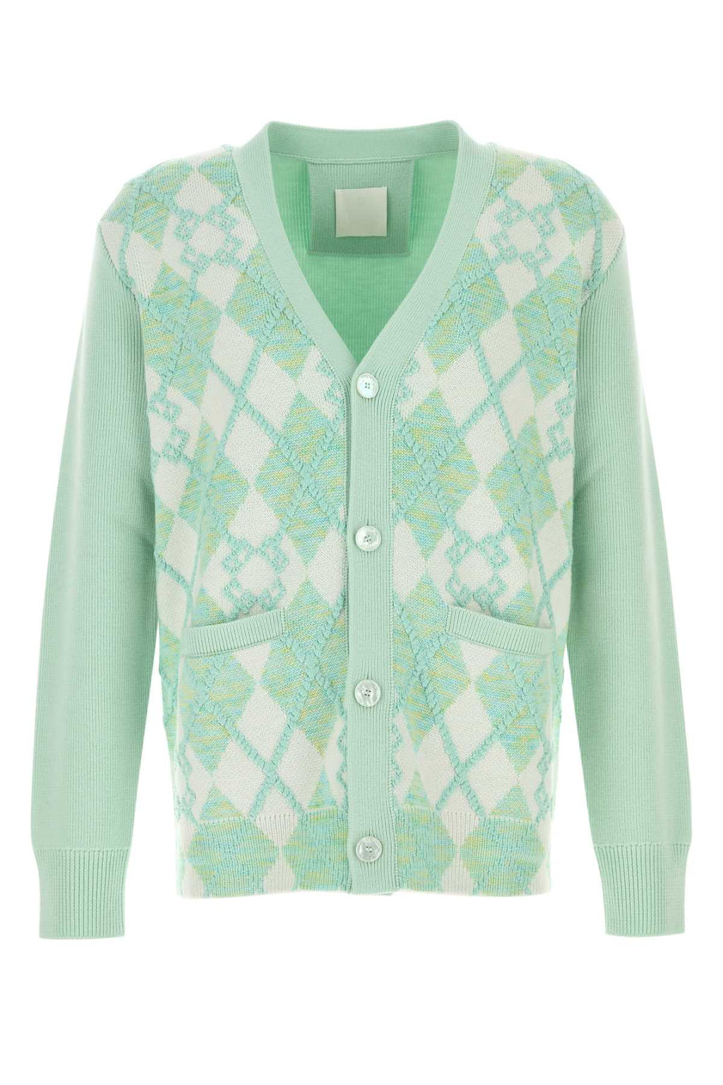 GIVENCHY V NECK CARDIGAN INTEGRAL POCKETS For Men Exterior: 85% Wool 15% Viscose