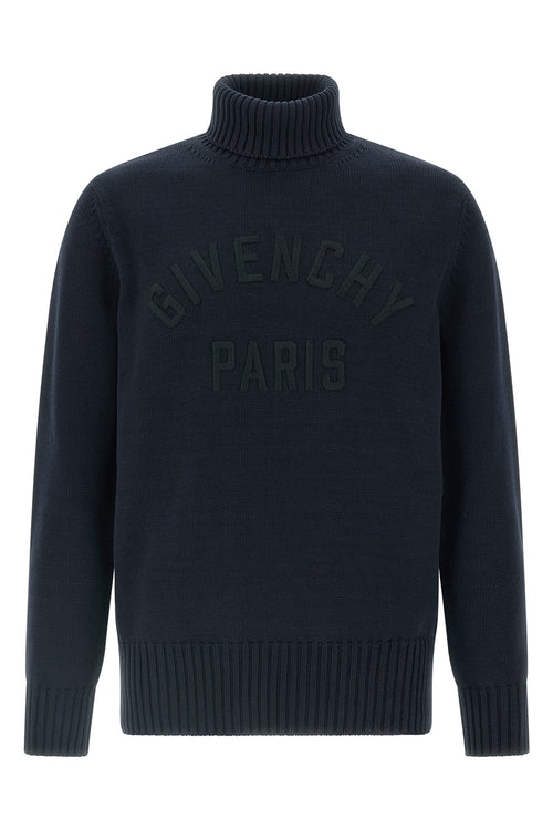 GIVENCHY 'GIVENCHY Paris' turtleneck sweater For Men 100% cotton