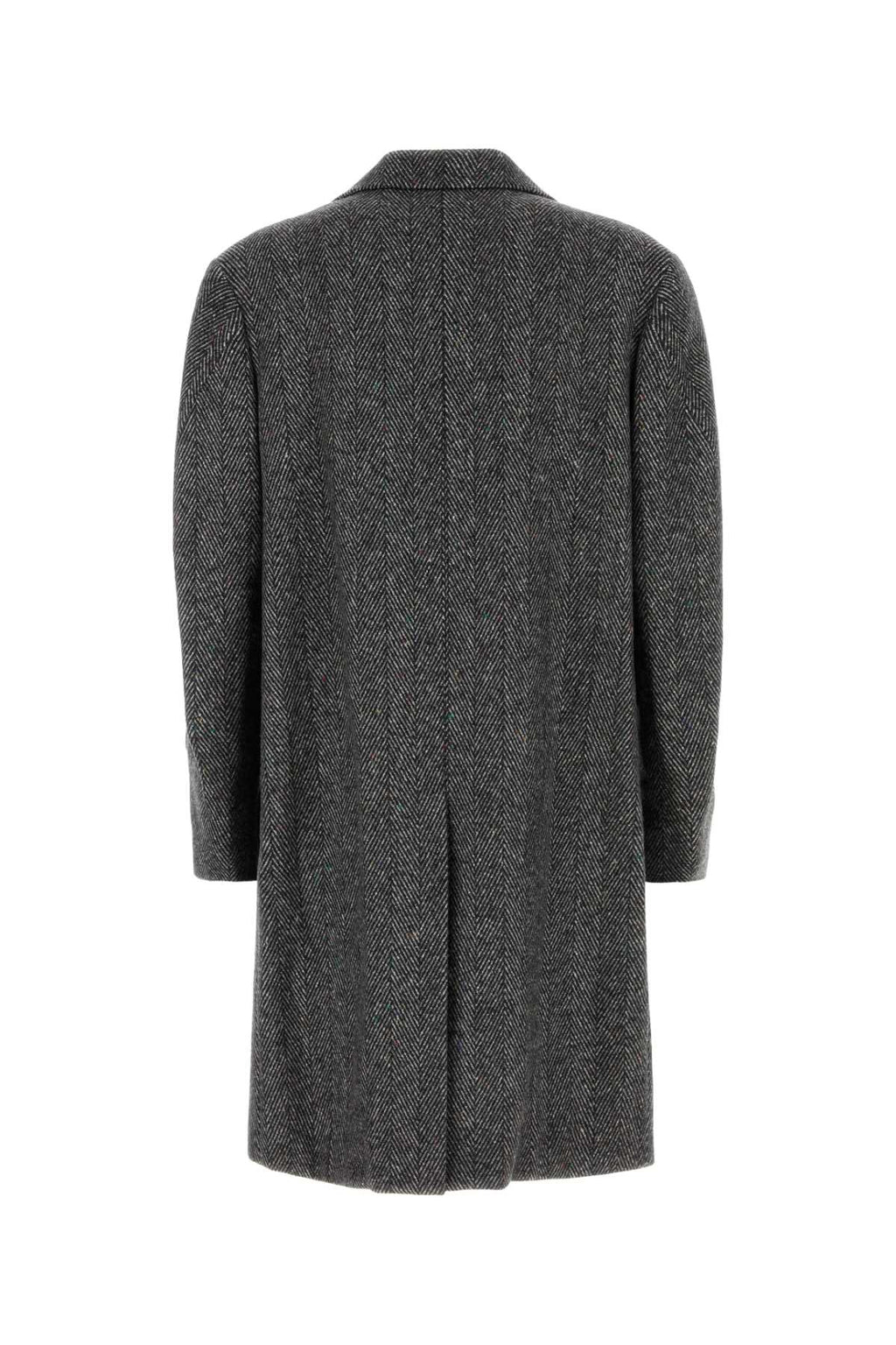 GIVENCHY RELAXED NOTCH LAPEL COUTURE SEAM COAT For Men Exterior: 80% Wool 20% Nylon Lining: 100% Viscose