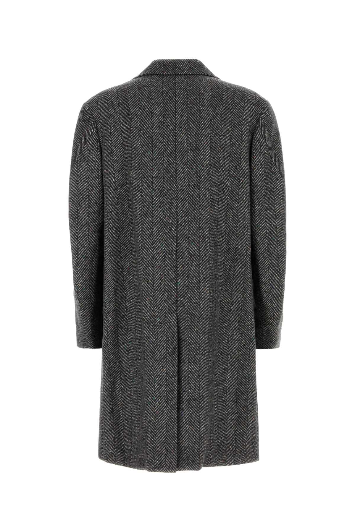 GIVENCHY RELAXED NOTCH LAPEL COUTURE SEAM COAT For Men Exterior: 80% Wool 20% Nylon Lining: 100% Viscose