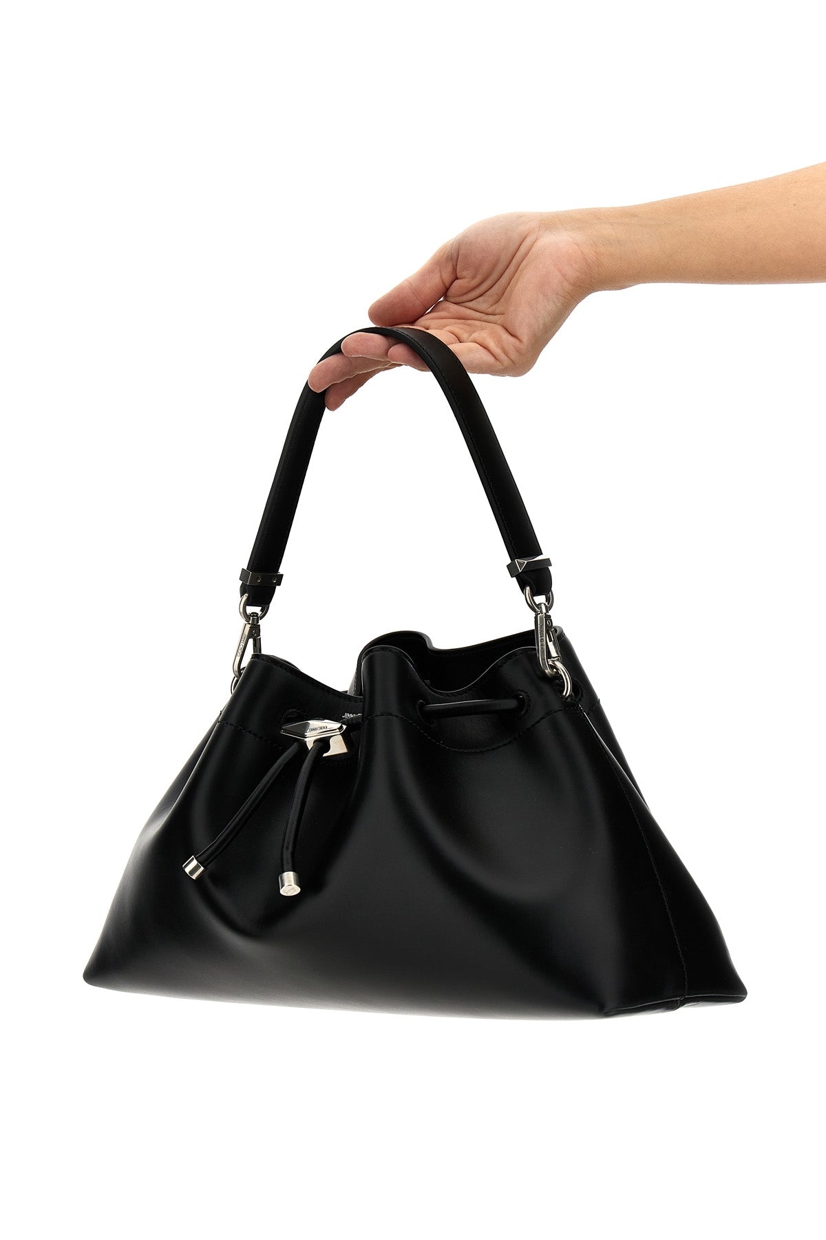 JIMMY CHOO 'Cinch M' shoulder bag For Women 88% calf leather 12% brass